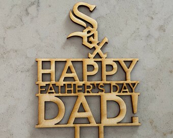 Personalized Cake Topper, Fathers Day, Dad, Celebration, Birthday, Fathers, Custom, Laser Cut Wood