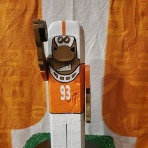 University of Tennessee wooden football figure