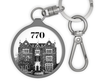 770 Chabad Keyring Tag | Lubavitche Key Holder | Chabad Keychain