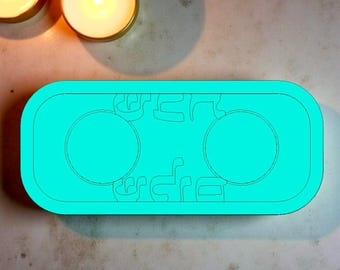 Silicone Mold Candle Holder | Candle Holder | Resin Epoxy and Concrete | תבנית סיליקון למעמד נרות שבת