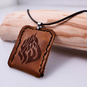 My Fire Necklace Haesh Sheli Pendant Breslev Jewelry original Petek (Pitka) on Klaf 100% Hand Made | קמיע רבי נחמן תליון האש שלי