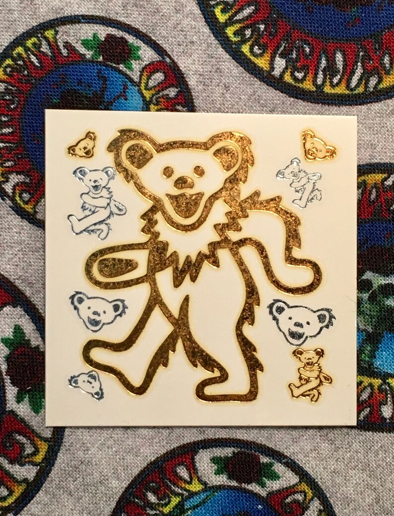 Grateful Dead Tattoos Lightning Bolt Dancing Bears Turtles Etsy