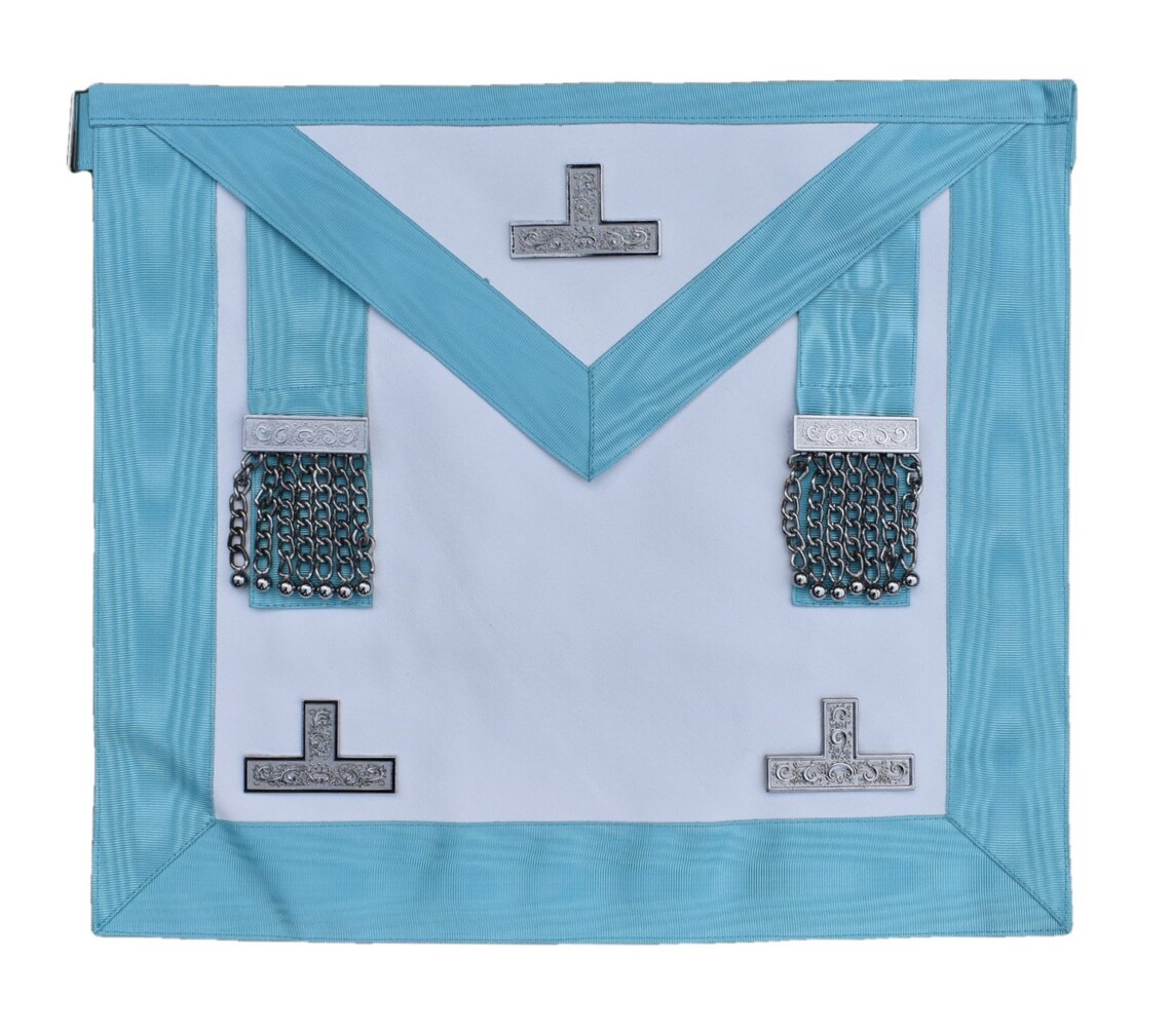 Masonic Regalia Craft Worshipful Mason Wm Apron Past Master In Real - Foto 5