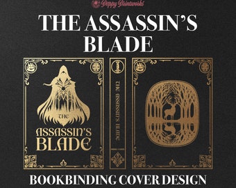 The Assassin&#39;s Blade Bookbinding Cover Design PNG File, Throne of Glass Book 1, Vinyl Book Cover Design, Cover Art, Sarah J Maas, Cricut