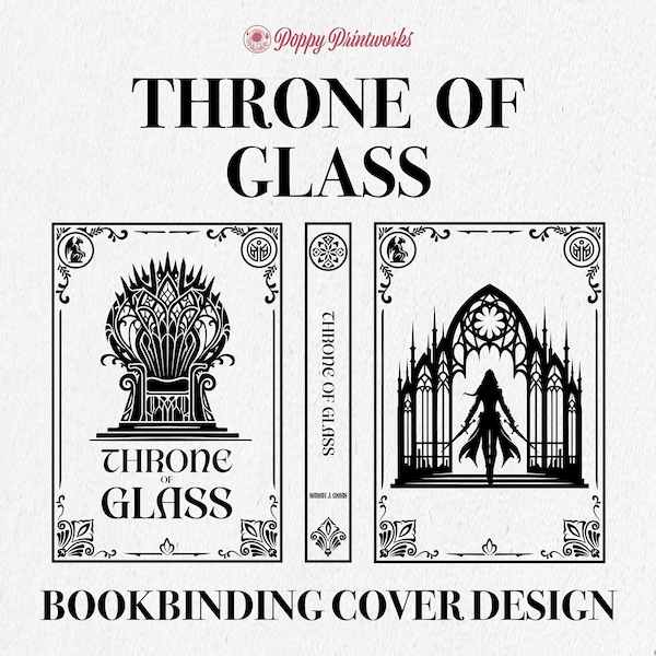 Throne of Glass Bookbinding Cover Etsy