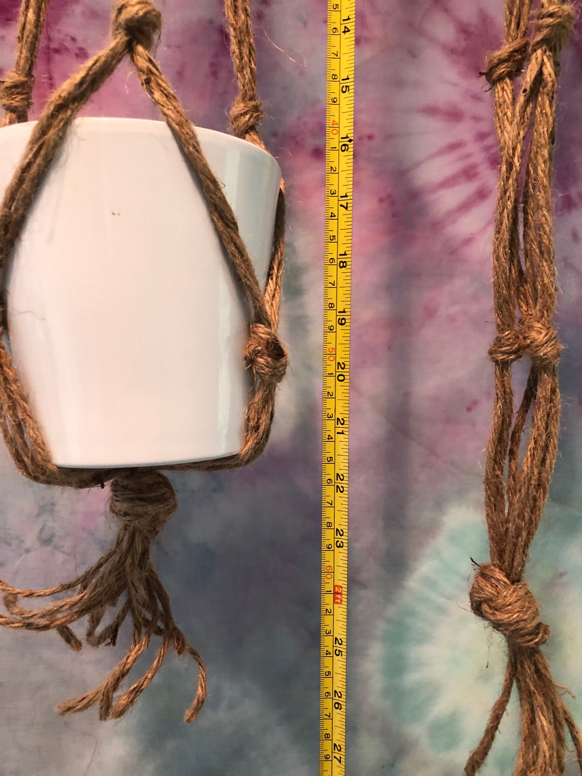 Natural Twine Hanging Planters / 2 pack / Macrame / Etsy