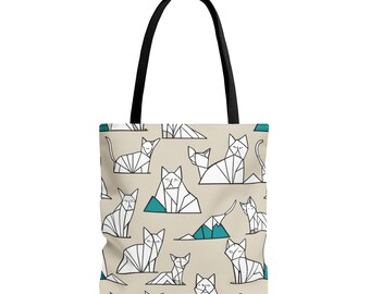 Torba typu tote z kotami origami