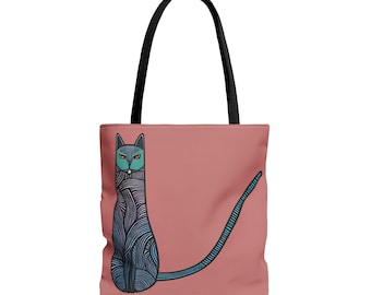 Torba typu tote z motywem kota