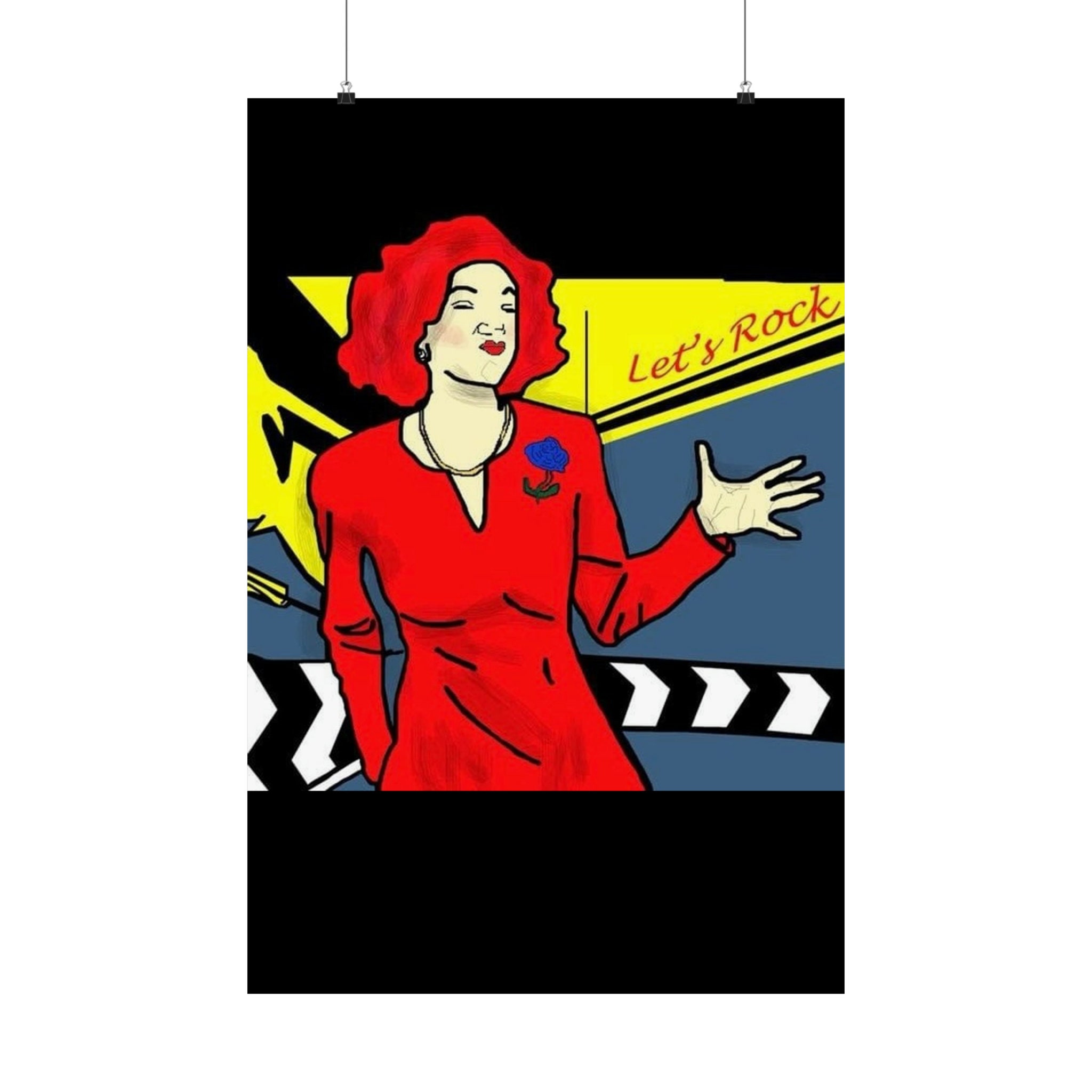Matte Vertical Fire Walk With Me Poster