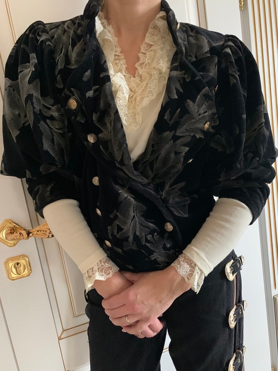Velvet corduroy victorian style jacket.