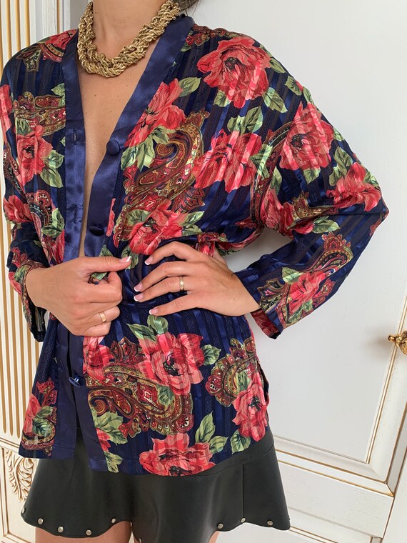 Vintage Victoria Secret blouse/ pyjama top.