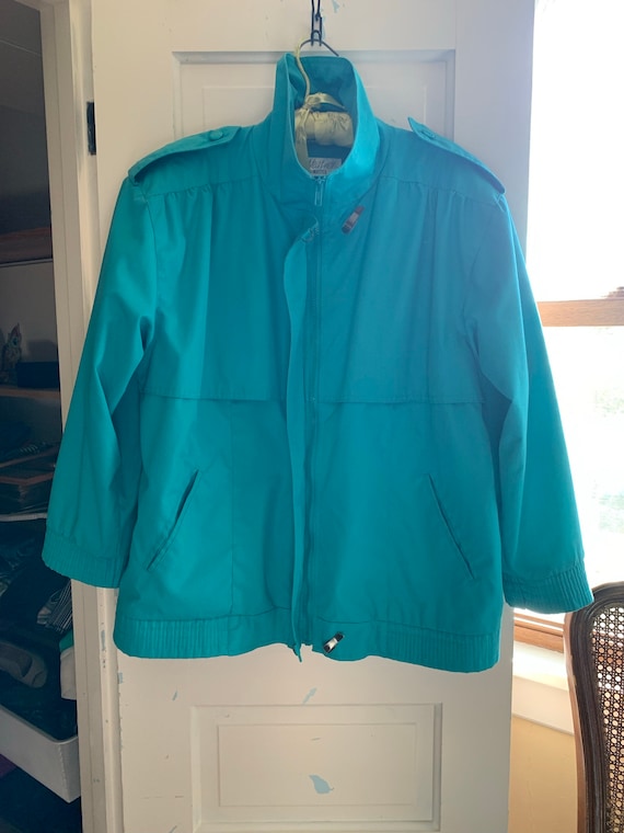 Teal Windbreaker