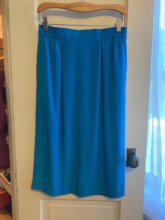 Vintage Blue Jo Hardin Skirt