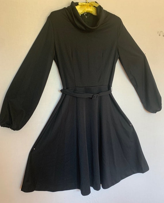 Little Black Dress with Long Sleeves - image 1