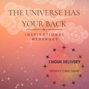 Mensajes inspiradores del universo - 1 hora, 4 cartas - Lectura intuitiva del oráculo