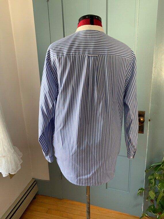 1990s LL Bean striped button up shirt - image 3