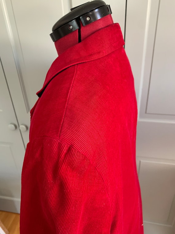 1960’s red corduroy blazer, Mens vintage corduroy jac… Gem