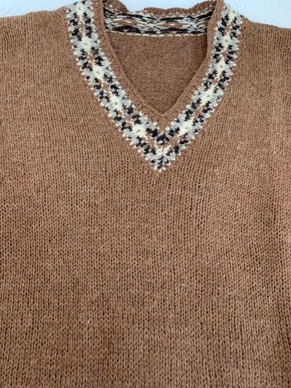 Vintage 1960’s hand knit sweater, fine wool sweat… - image 8