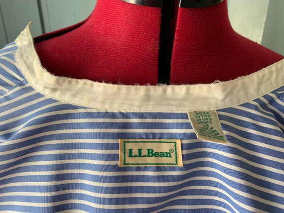 1990s LL Bean striped button up shirt - image 8