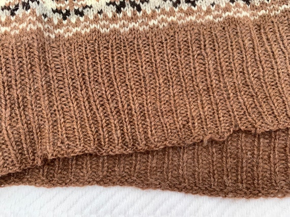 Vintage 1960’s hand knit sweater, fine wool sweat… - image 7