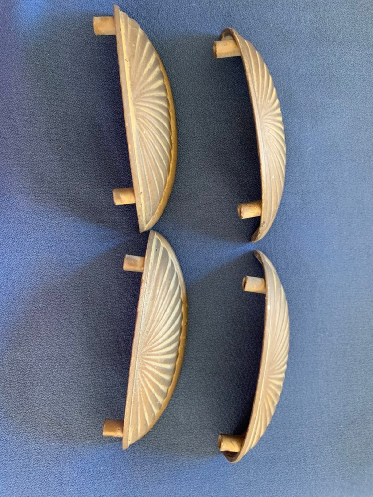 Vintage 1990s Clamshell Satin Finish Drawer Pull NOS Single Etsy