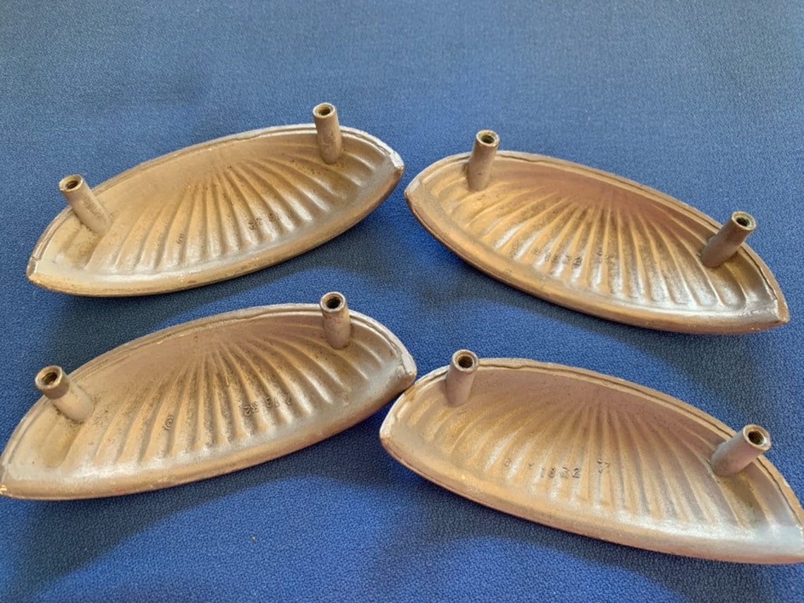 Vintage 1990s Clamshell Satin Finish Drawer Pull NOS Single Etsy