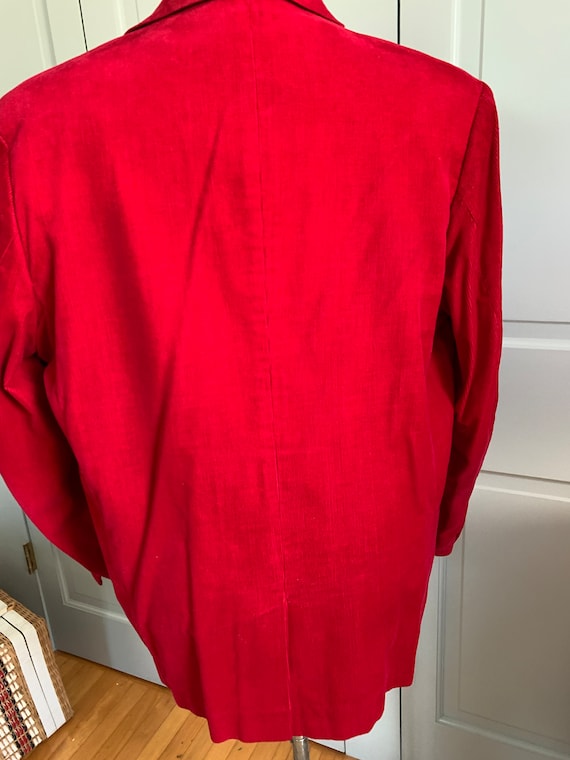 1960’s red corduroy blazer, Mens vintage corduroy jac… Gem