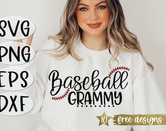 Baseball Grammy SVG Design Baseball Grammy SVG Baseball Grammy Svg Baseball Grandma Svg Cutting Svg Eps Dxf Png Cut File Cricut Cutting