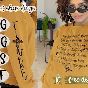 I Can Buy Myself Flowers SVG Buy Myself Flowers Png Bonus Sleeve Design Svg Flower Svg Cutting, Svg, Eps, Dxf, Png, Cut File, Cricut,Cutting