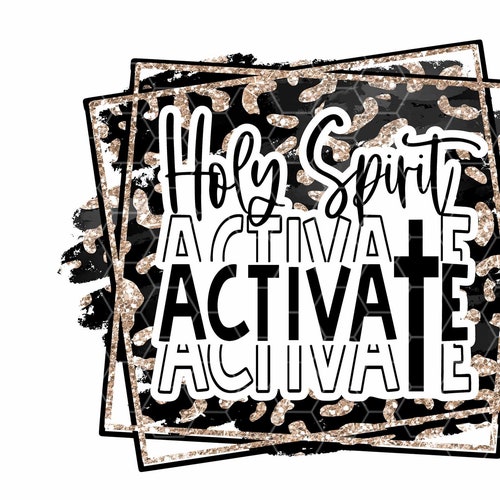 Holy Spirit Activate PNG Funny Tiktok Sublimation Viral - Etsy
