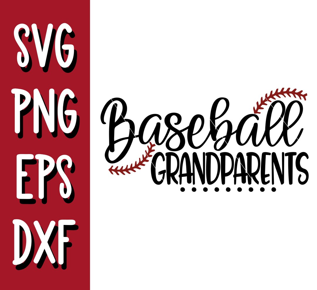 Baseball Grandparents Svg Baseball Grandpa Baseball Grandma Etsy