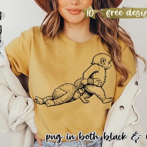 Download de SVG de Punch, SVG de Macaco Viral, SVG de Macaco Punch em PNG
