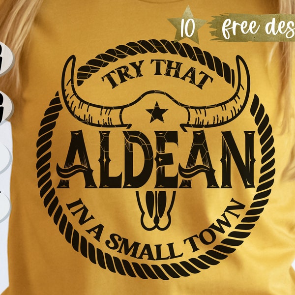 Try That In A Small Town SVG, PNG, SVG, Country Shirt, Cut File, Cricut, Aldean, Girl Country Shirt, Country Music Shirt Sublimation