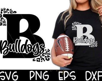 Bulldogs Svg Bulldogs Leopard Svg Png Bulldogs Football Svg Leopard Svg Bulldogs Spirit Instant Download Football Spirit Sublimation Cut