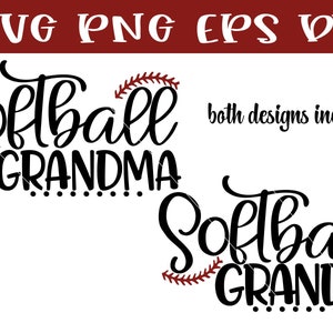 Softball Grandpa, Softball  Grandma SVG, Softball , Softball  Svg, Grandpa, Grandpa Svg, Cutting, Svg, Eps, Dxf, Png, Cut File, Cricut,Cut