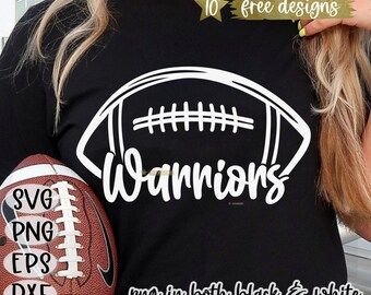 Warriors Svg, Warrior Svg, Warriors Football Svg,  Warrior Png, Warriors Mascot Svg, Warriors Mom Svg, Warriors Team Svg, Friday Svg Cricut