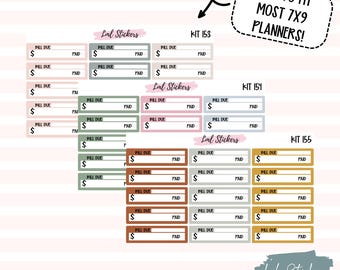 March 2025 Bill Due Stickers for Planner | Monthly Bill Tracker, Expense Reminders, Financial Organization Stickers