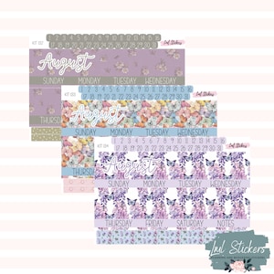 2024 August Monthly View Stickers, EC Monthly Planner Sticker Kit, Budgeting Planner, Monthly View Budget Tracking