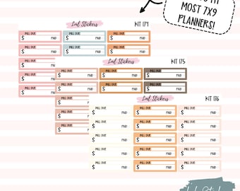 October 2025 Bill Due Stickers for Planner | Monthly Bill Tracker, Expense Reminders, Financial Organization Stickers