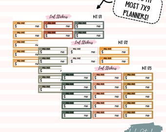 September 2025 Bill Due Stickers for Planner | Monthly Bill Tracker, Expense Reminders, Financial Organization Stickers