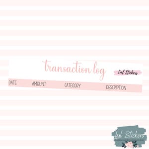 Transactielogboek december 2024, budgetstickers, plannerstickers, Erin Condren plannersstickers, maandelijkse onkostentracker, uitgaventracker