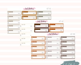 2024 November Bill Due Stickers, Budget Stickers, EC Planner Stickers, Monthly Sticker Kit, Universal Budgeting Planner Stickers