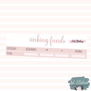 Fonds d'amortissement pour mai 2024, stickers budget, stickers pour agendas EC, séparateurs de billets et enveloppes