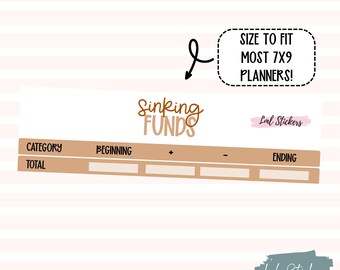 November 2025 Sinking Funds Stickers for Planners – Savings Goals, Savings Challenges, Financial Planning Stickers, Cash Envelopes