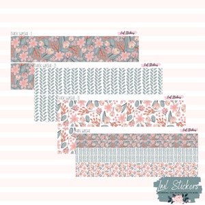 Kits d'autocollants Washi épais et fins mai 2024, Stickers agenda EC, Stickers budget, Stickers Washi