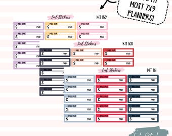 May 2025 Bill Due Stickers for Planner | Monthly Bill Tracker, Expense Reminders, Financial Organization Stickers