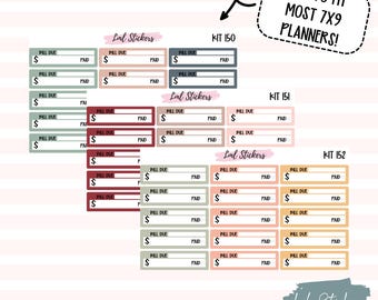 February 2025 Bill Due Stickers for Planner | Monthly Bill Tracker, Expense Reminders, Financial Organization Stickers