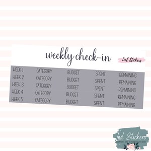 2024 januari Wekelijkse check-in, maandbudgetten, budgetstickers, EC-plannerstickers