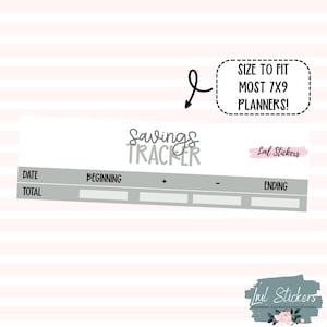 September 2025 Savings Tracker Stickers for Planners – Goal Setting, Savings Challenges, Budgeting Stickers, Cash Envelopes