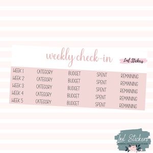 2024 mei Wekelijkse check-in, maandbudgetten, budgetstickers, EC-plannerstickers